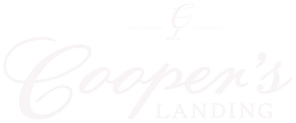 Coopers Landing  PRIMARY LOGO WineMark White