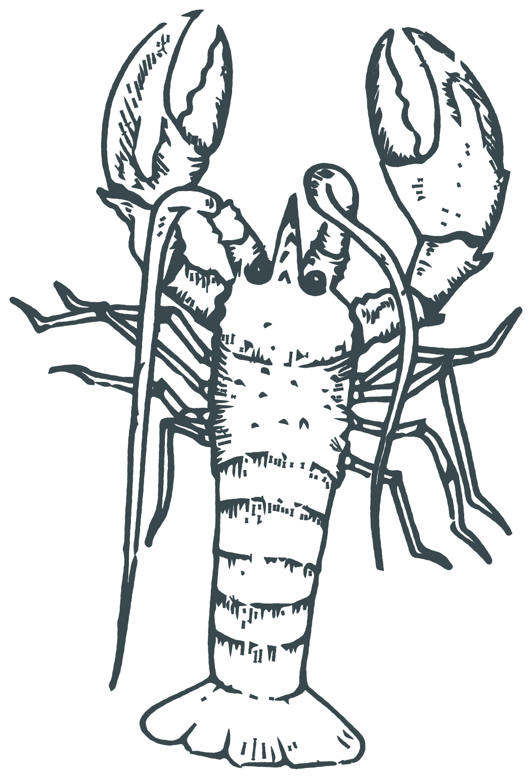 Cooper's Landing__Graphic Element_Lobster_Emerald