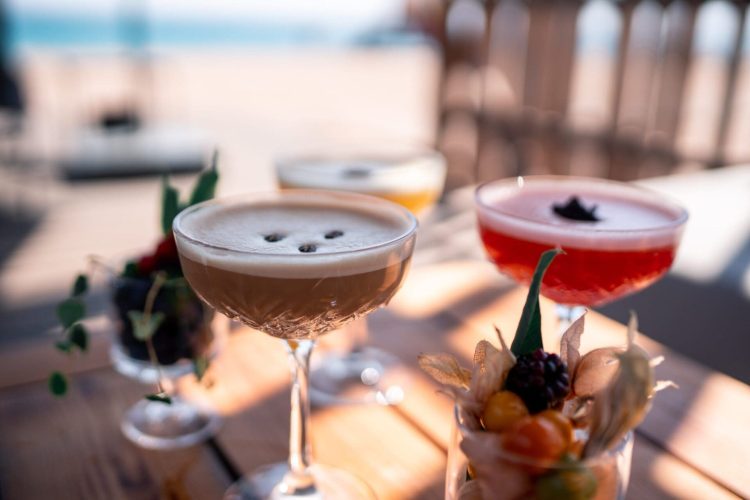 Coopers cocktail drinks and fruit