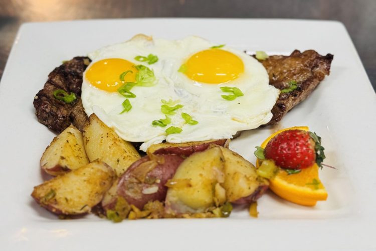 brunch steak and eggs